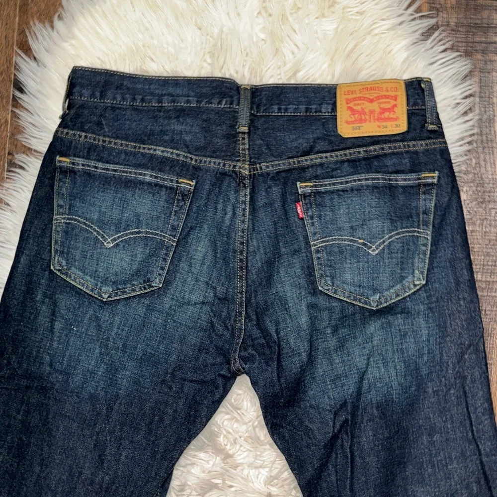 Men's Levis Dark Blue Denim Jeans